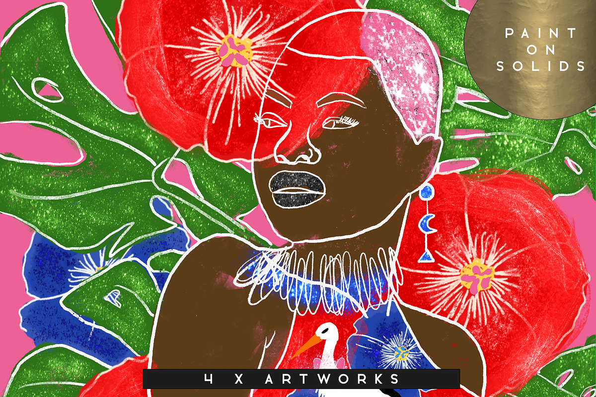 Nova Procreate Glitter Brushes, a Brushes & More by Neon Wild (Photo 5 of 8)