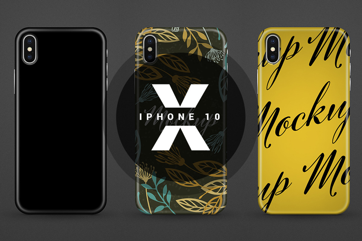 iPhone 10 X Case Mock-up, a Product Mockup by shaman (Photo 2 of 4)