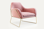 Made Frame Armchair, a Furniture 3D Model by dk 3d models (Thumbnail 2 of 5)