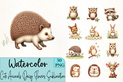 Cute Animals & Daisy Flowers Sublima, an Illustration by CrexoraLab (Thumbnail 1 of 5)