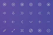 Arrows and User Interface Line Icons, an Outline Icon by FlatLineIcons (Thumbnail 2 of 7)