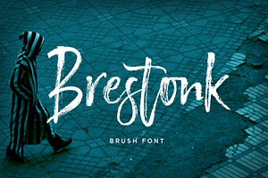 Brestonk Brush Font