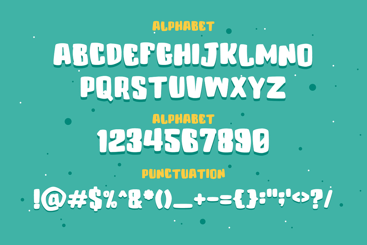 Colenak - Funny Layered Typeface preview 3
