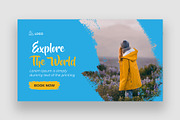 Travel Youtube Thumbnail Bundle, a Social Media Template by Shahjahangdb1 (Thumbnail 13 of 21)
