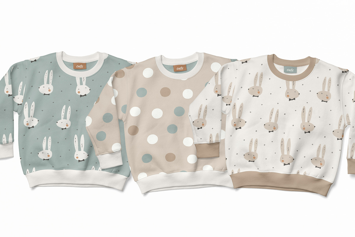 Mr. Rabbit, a Pattern Graphic by Olena Kuznietsova (Photo 11 of 11)