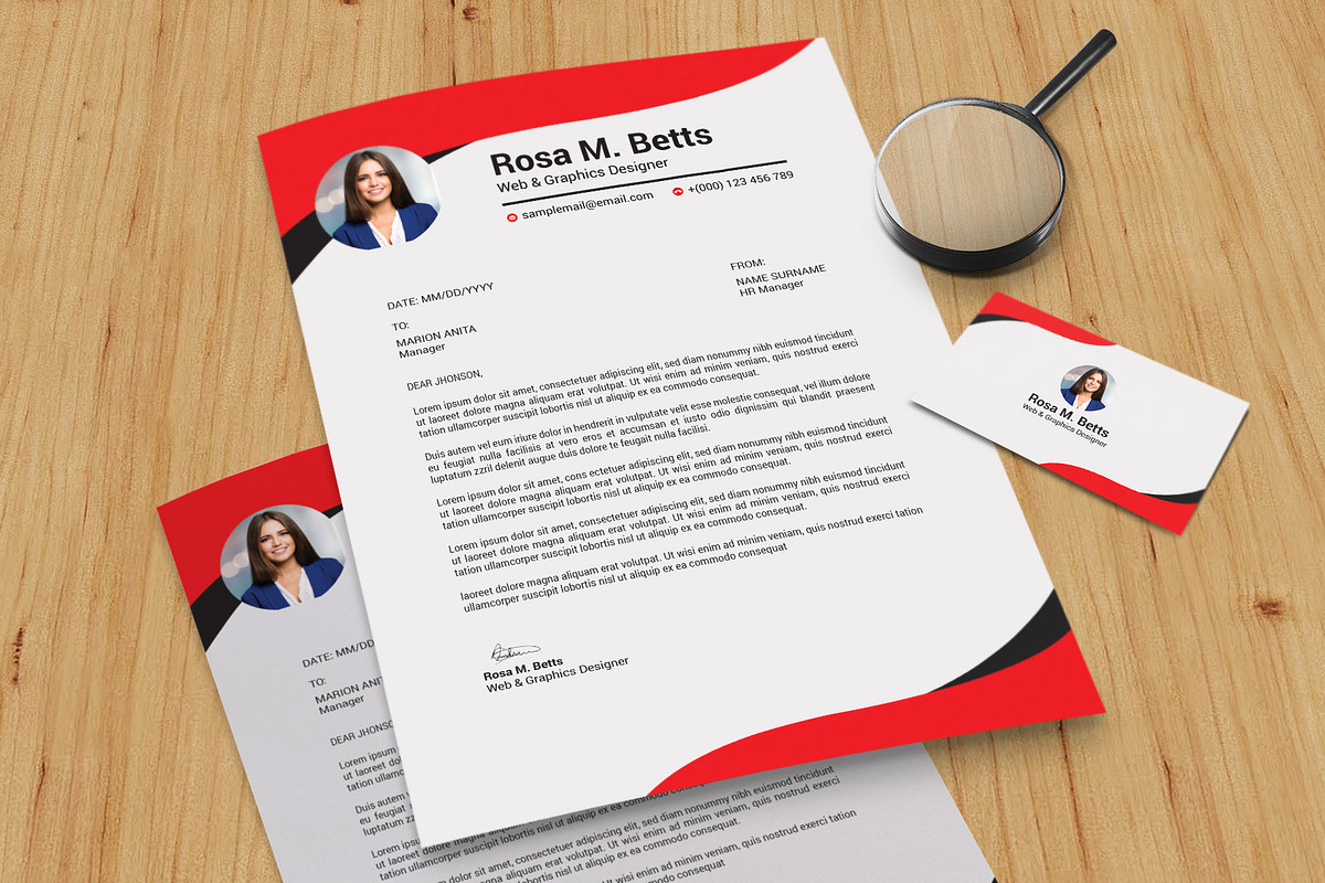 Minimal Resume/CV Template, a Resume Template by designvillage (Photo 7 of 12)