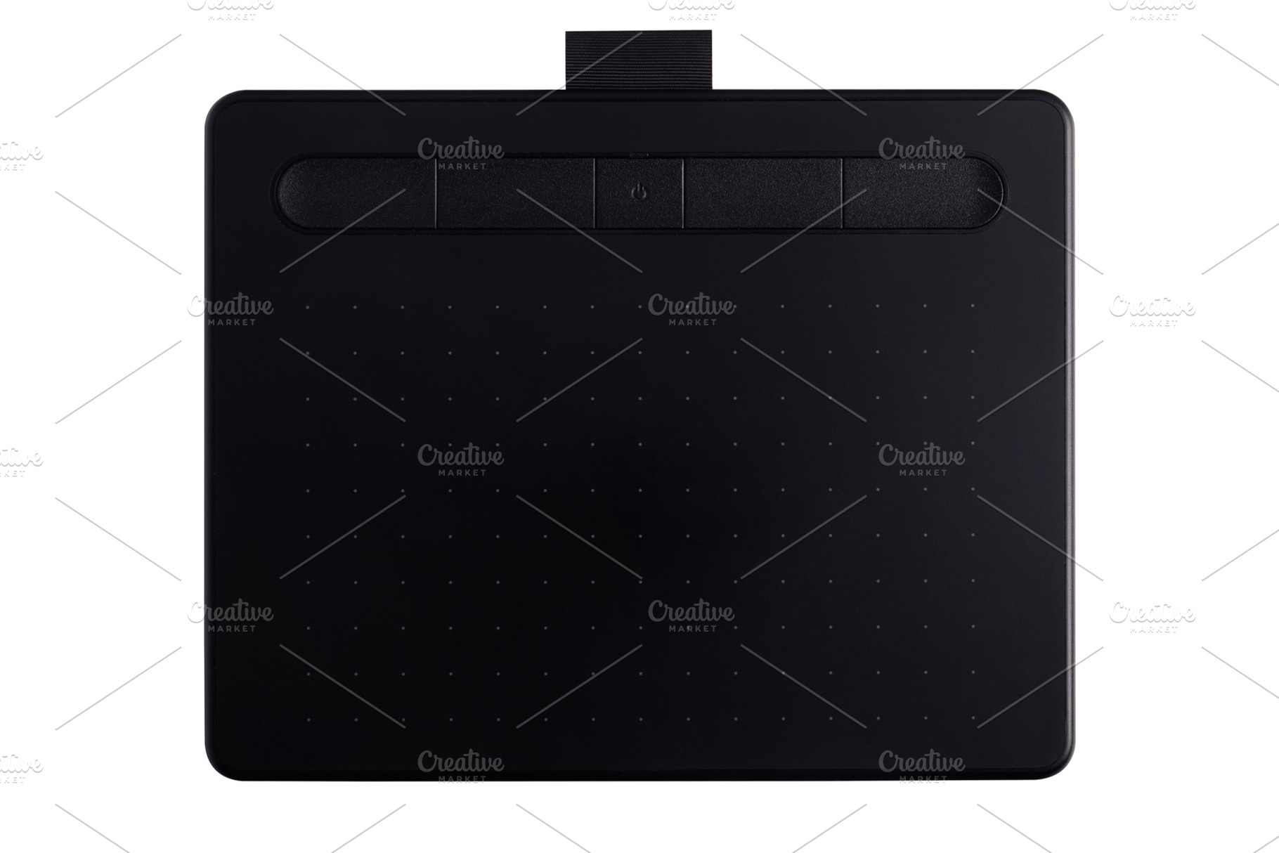 Isolated black digital graphic drawing tablet on white backgroun, a Technology Photo by Ales Munt