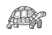 Turtle Line Art Illustration Bundle, an Illustration by Creativeshirt (Thumbnail 37 of 48)
