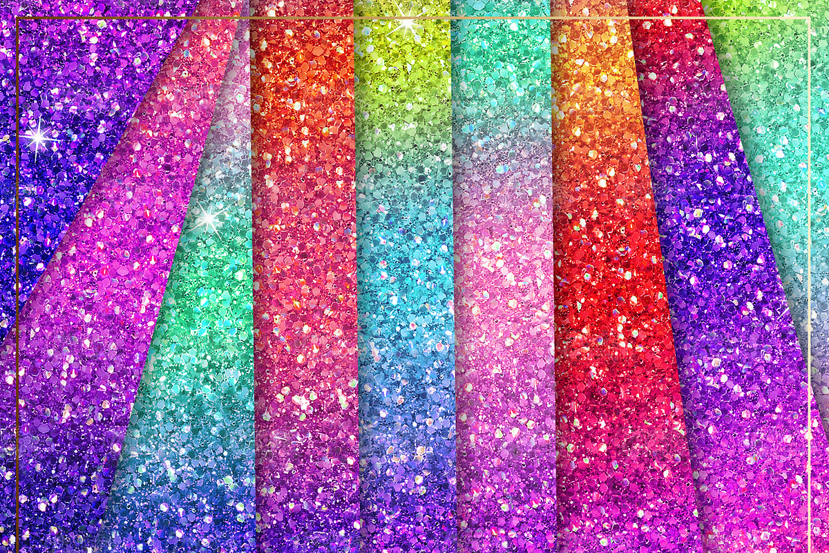 Ombre Seamless Glitter Bundle, a Texture Graphic by Gaynor Carradice Designs (Photo 3 of 6)