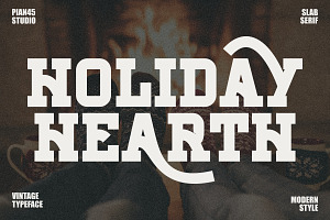 Holiday Hearth - Modern Slab