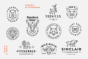 Animal Logo/Badge Templates Vol.1, a Branding & Logo Template by GraphicBurger (Thumbnail 2 of 13)