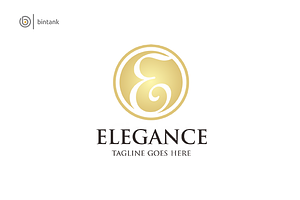 Elegance - Letter E Logo