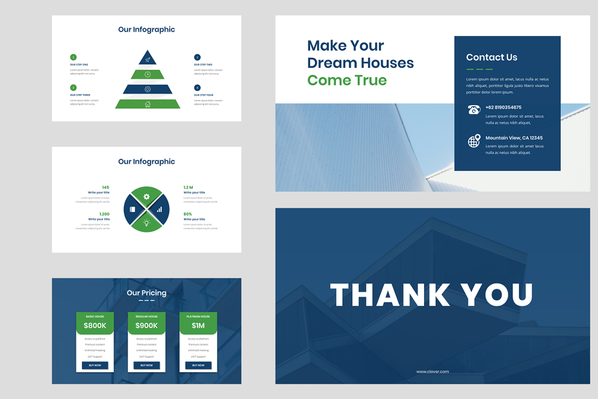Omahku - Real Estate PowerPoint, a Presentation Template by Biwarastudio (Photo 5 of 5)