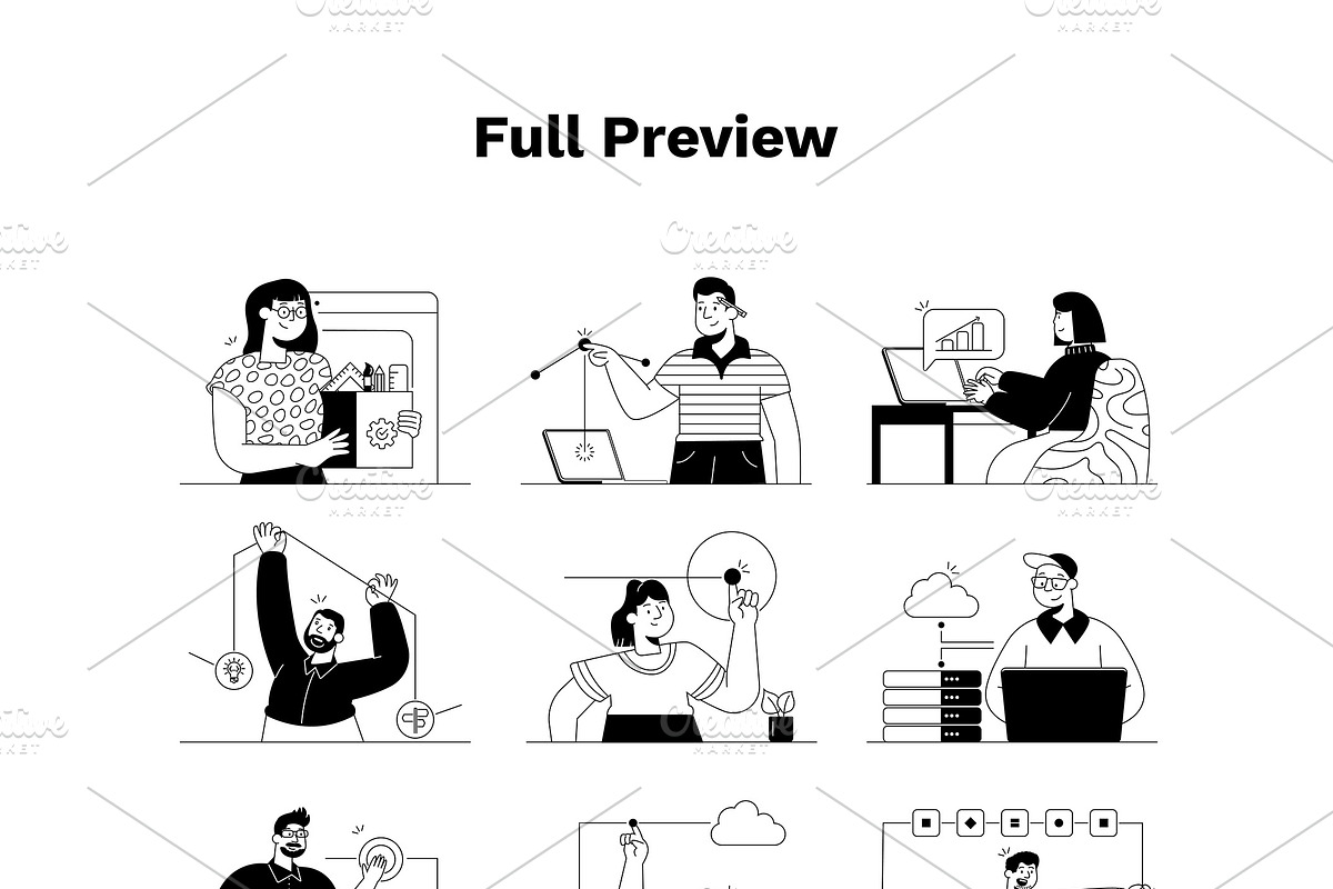 Flat Business & Startup Illustration, an Illustration by Creative Graphics (Photo 7 of 7)