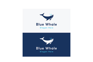 Sea monster whale logo vector illust, a Branding & Logo Template by LOGOCREATIVE