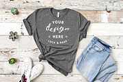 Mockup Bundle Bella Canvas T-Shirt, a Household Mockup by lock and page (Thumbnail 18 of 45)