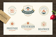 Restaurant Logos & Badges Bundle, a Branding & Logo Template by Vasya Kobelev (Thumbnail 5 of 54)