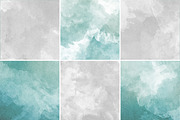12 Blue Watercolor Backgrounds, a Texture Graphic by Orange Fox (Thumbnail 2 of 4)