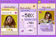 Y2K Instagram Posts & Stories, a Social Media Template by Andrew Skoch Design (Thumbnail 7 of 12)