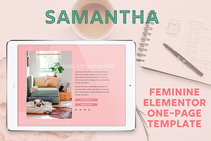 Samantha // Modern WP Template