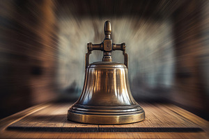 Elegant service bell ringing, a Photo by Pavel_design