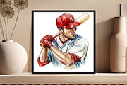 Baseball players clipart, an Icon by DreamCafeArt (Thumbnail 6 of 7)