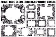 Art Deco Geometric Frame Bundle, an Illustration by jahid234 (Thumbnail 1 of 31)