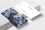 Abstract Black Ocean Business Card, a Business Card Template by The Wall Art Mockup Shop (Thumbnail 2 of 2)