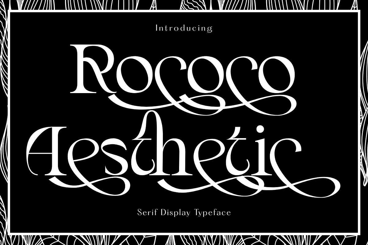 Rococo Aesthetic - Elegant Font, a Script Font by 177Studio (Photo 1 of 8)