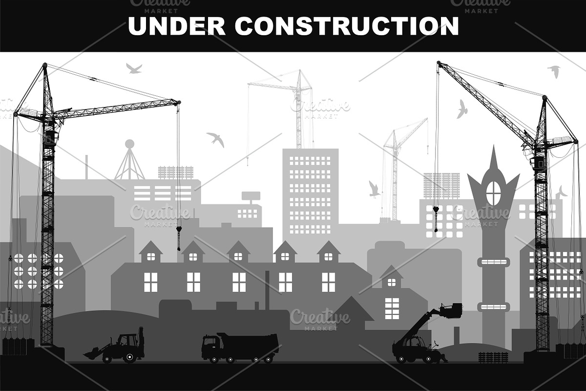 Construction vector pack, a Technology Illustration by PhotoVector