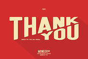 Moneer, a Sans Serif Font by inumocca_type (Thumbnail 11 of 11)