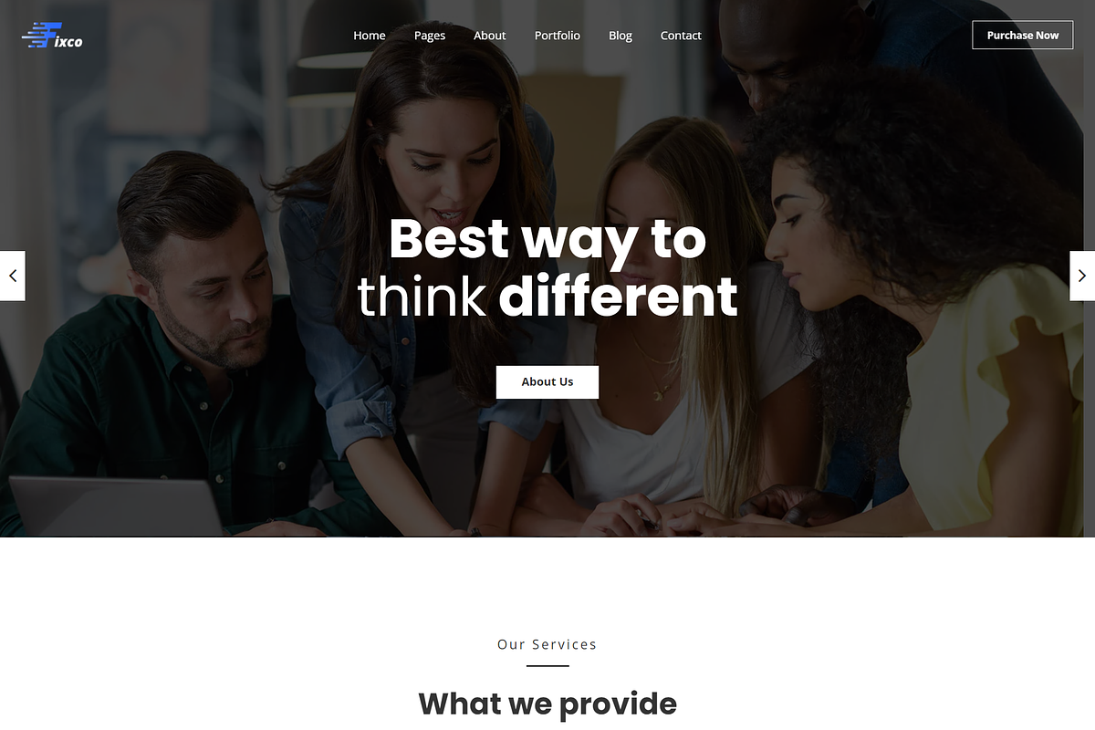 Multipurpose HTML Template - Fixco, a Bootstrap Template by HasThemes (Photo 4 of 4)