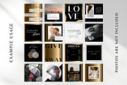 Gold and Black Instagram Templates, a Templates & Theme by Boltik Studio (Thumbnail 4 of 10)