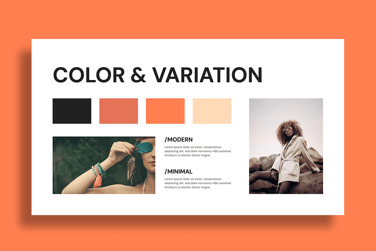 Minimal Brand Mood Board Template, a Social Media Template by MightyDesign (Photo 3 of 8)