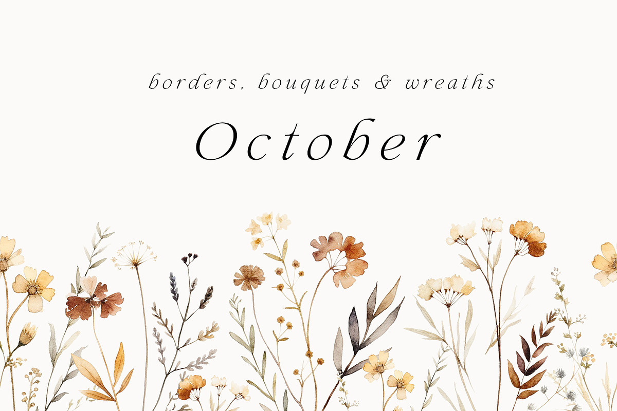 Watercolor Floral Bundle (45 in 1), a Decorative Illustration by Lana Elanor (Photo 105 of 180)