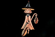 Halloween Witch Ornament - Laser Cut, an Object Graphic by VectorPainter (Thumbnail 6 of 19)