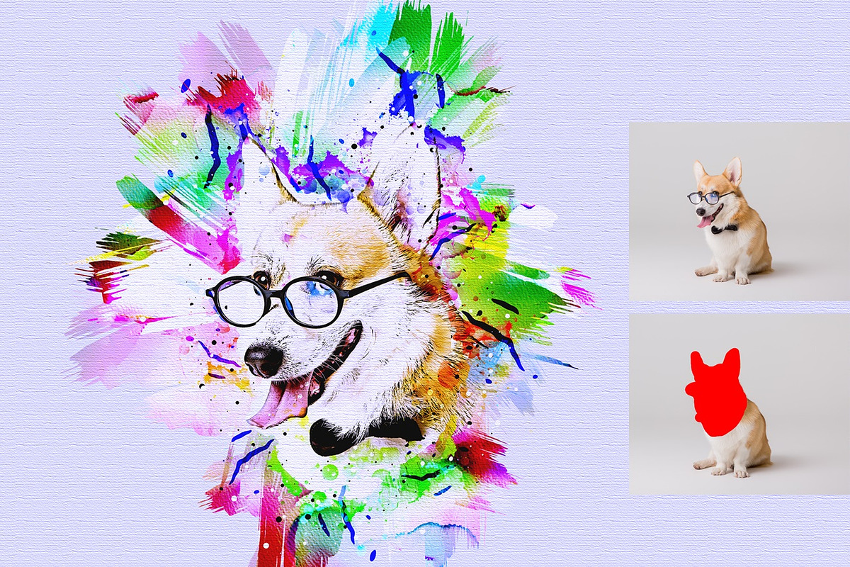 Paint Photoshop Action, an Action Add-On by MRI STUDIO (Photo 9 of 19)