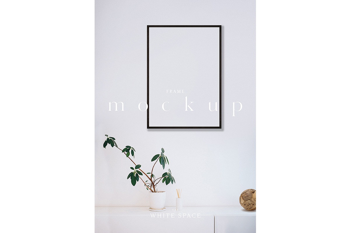 Frame Mockup Editable & Customisable, a Print Template by The White Space Co. (Photo 3 of 8)
