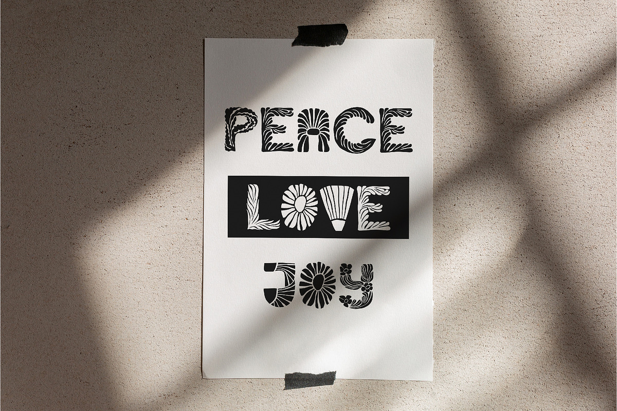 Matisse, Display Font in 2 colors, a Handwritten Font by DearLetters (Photo 11 of 15)