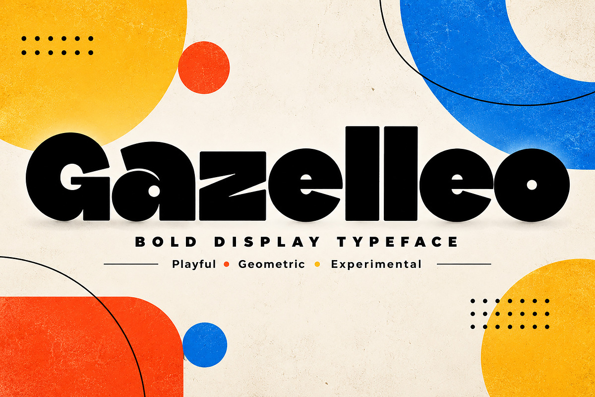 Gazelleo, a Slab Serif Font by Wow Magic (Photo 1 of 4)