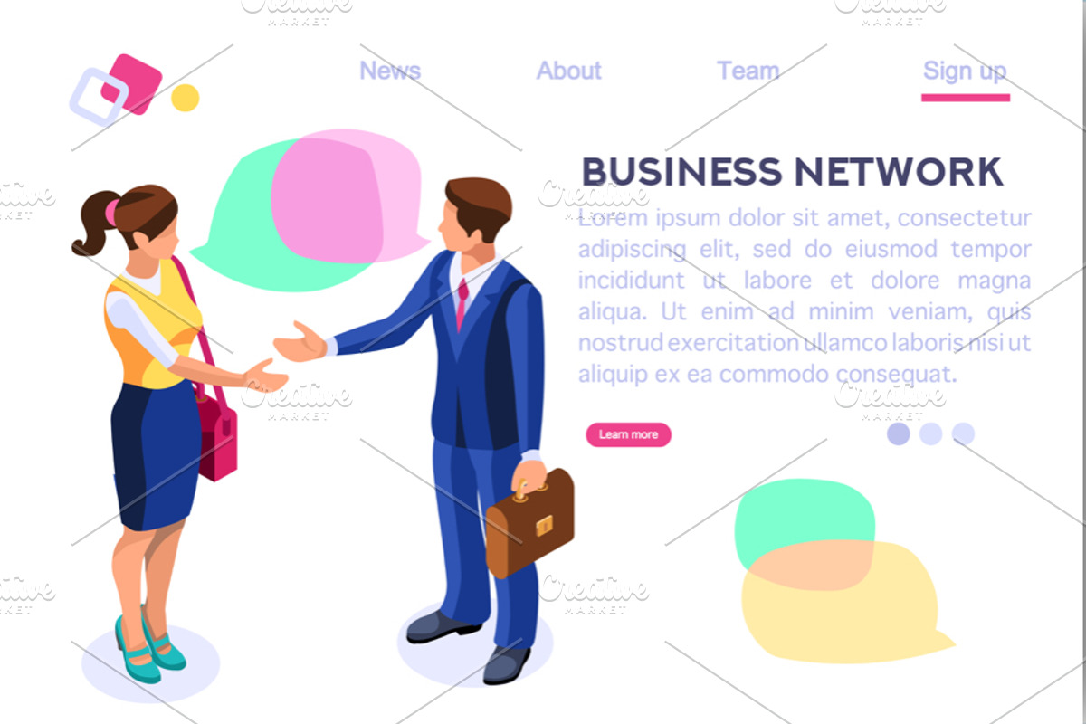 Work Speech Blog Banner, a Person Illustration by Aurielaki Stock Images