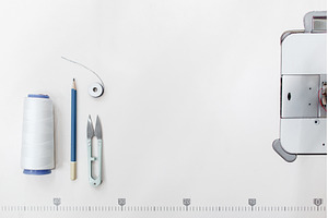 Tailor supplies frame, free space on, a Beauty & Fashion Photo by Photo Drive Studio