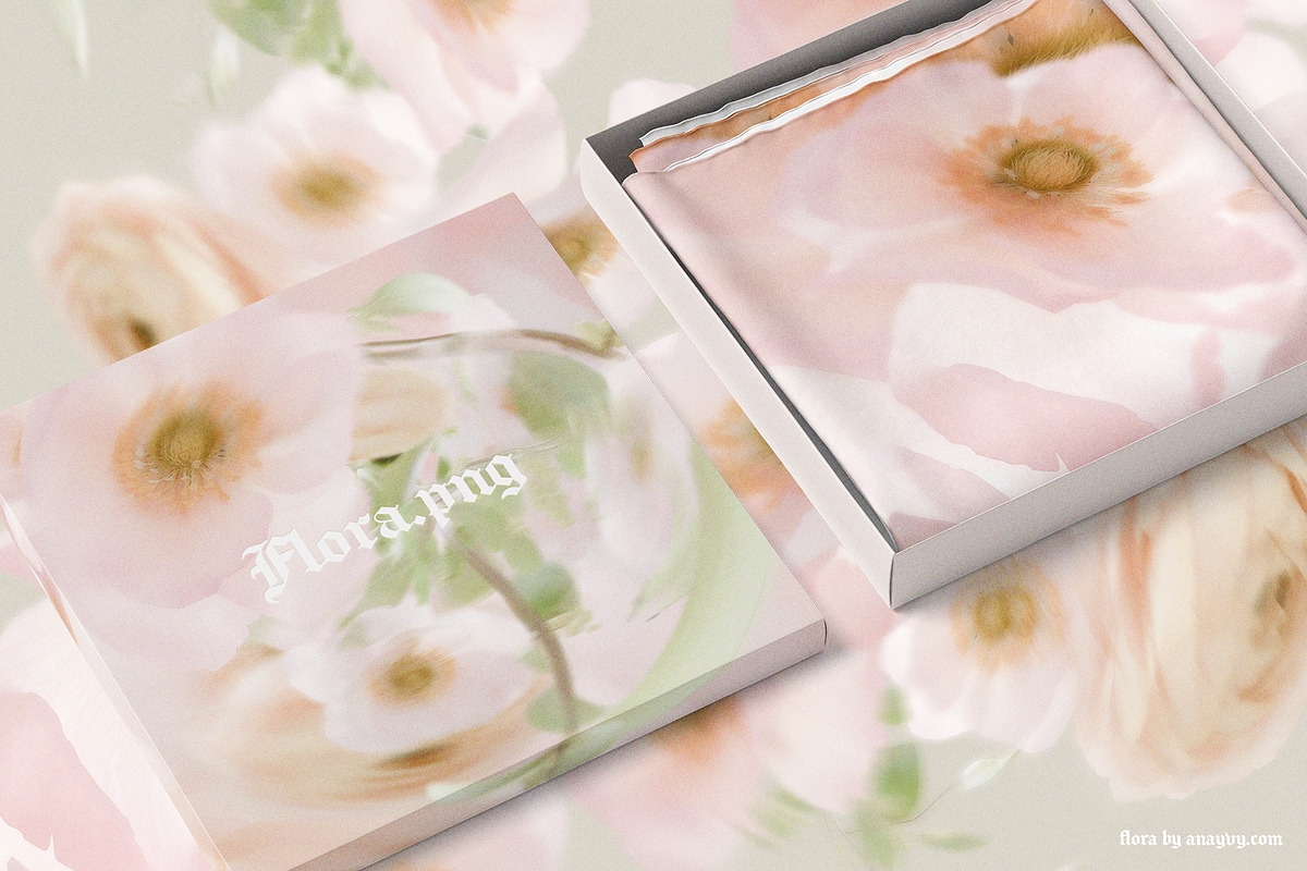 FLORA.PNG | Blurry Flower Collage, an Object Graphic by ana & yvy (Photo 19 of 23)