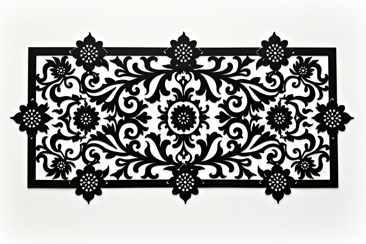 Elegant Laser-Cut Frame SVG Bundle, an Illustration by Gfx_Store (Photo 4 of 7)