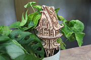 Garden Elf House - Laser Cut Design, an Object Graphic by VectorPainter (Thumbnail 5 of 16)