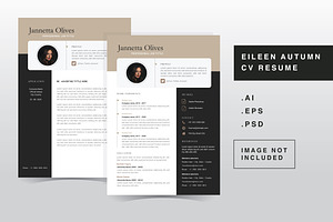 Janneta Olives - CV Resume Template