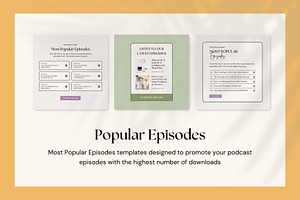 Podcast Promo Instagram Templates