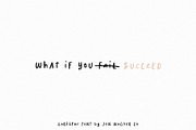 Larkspur | A Textured Quotes Font, a Font by Jen Wagner Co (Thumbnail 7 of 15)