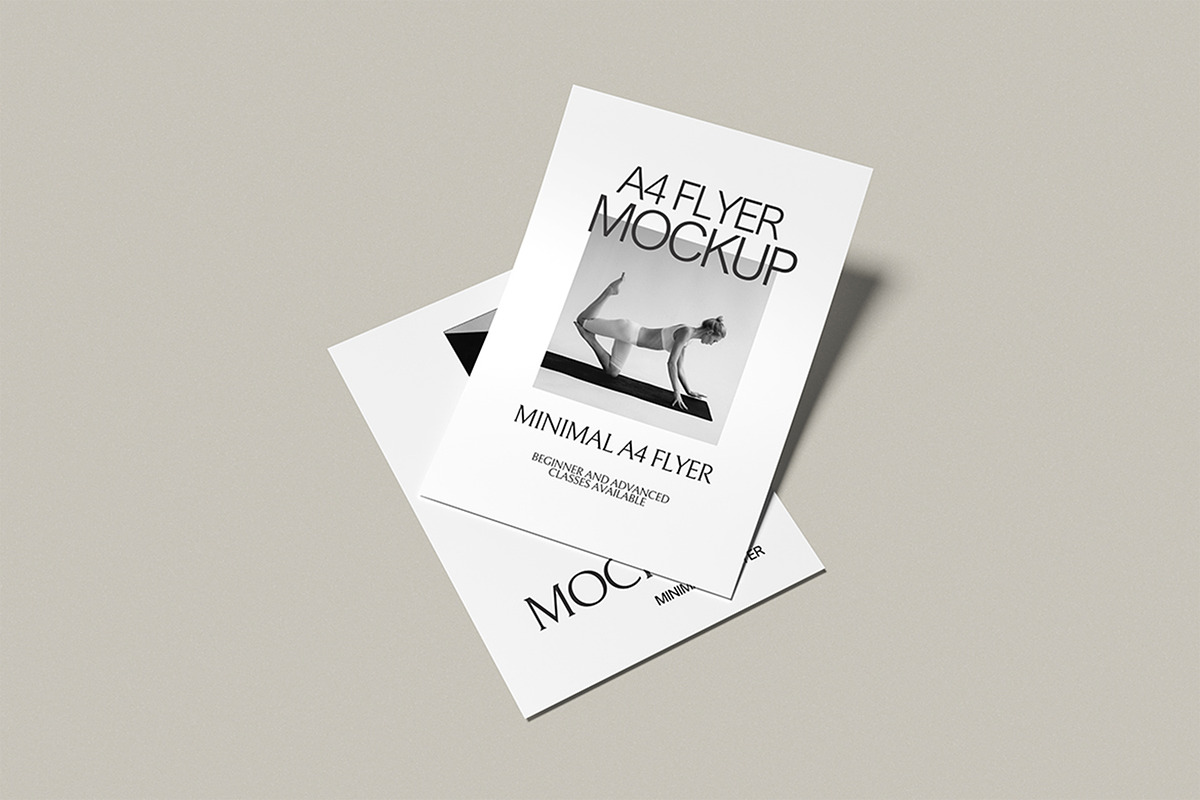 A4 Flayer Mockup, an Advertising Mockup by Twins_studio926 (Photo 4 of 5)