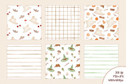 Watercolor Halloween patterns, a Pattern Graphic by Lagniappe Art (Thumbnail 3 of 11)